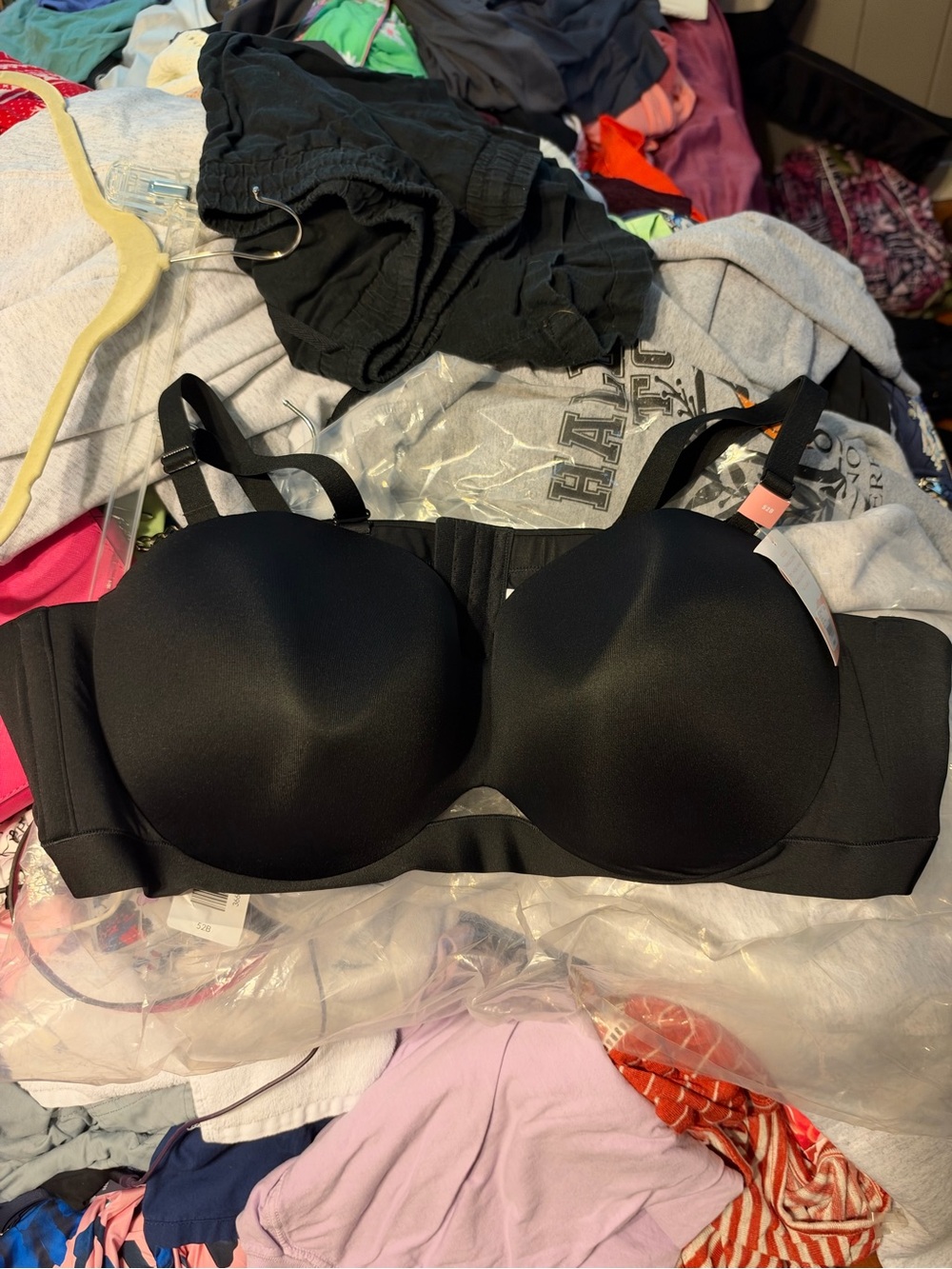 Lane Bryant Black Smooth Molded Strap Bra